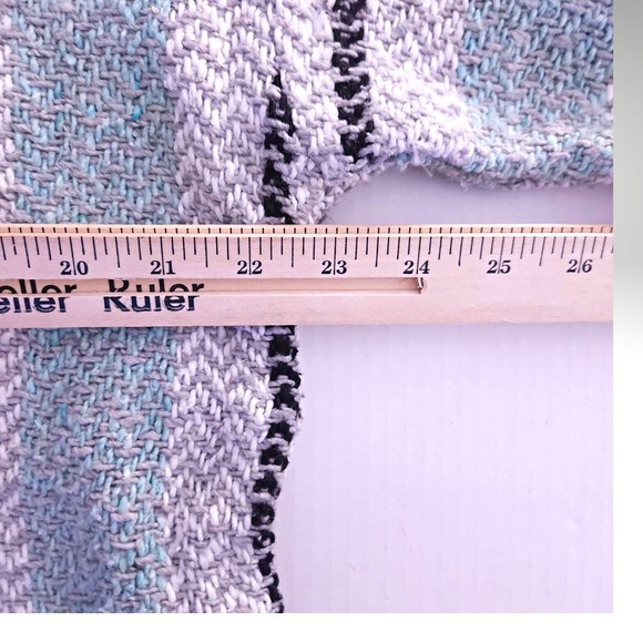 Baja Joe Poncho Hoodie Knit Hippie Sweater Men's Small Drug Rug Striped - Picture 4 of 6